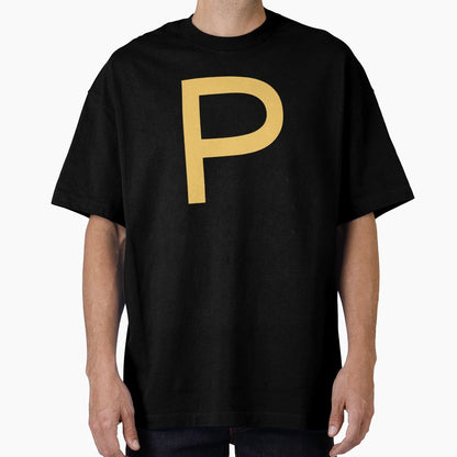 Funky Yellow Letter P T-Shirt - Casual Everyday Wear for Adults - T-Shirt, Sweatshirt, Hoodie