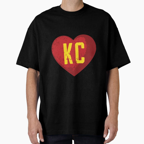 I Love Kansas City Heart Kc Football T-Shirt - Unique Graphic Unisex - T-Shirt, Sweatshirt, Hoodie