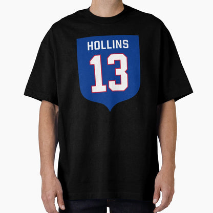 Mack Hollins 13 Emblem T-Shirt - Novelty Apparel for Adults - T-Shirt, Sweatshirt, Hoodie
