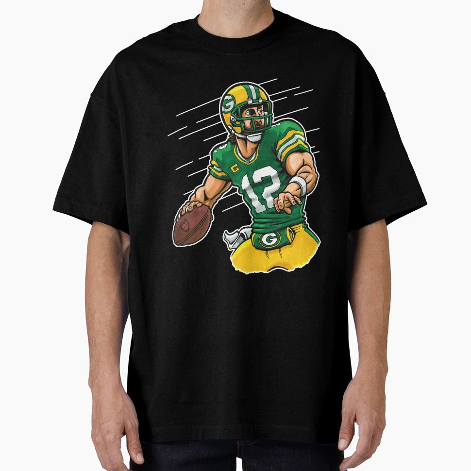 Rodgers Qb Yellow T-Shirt - Streetwear Style for Adults - T-Shirt, Sweatshirt, Hoodie