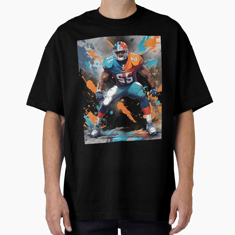 Huddle American Football T-Shirt - Custom Art Print for Adults - T-Shirt, Sweatshirt, Hoodie