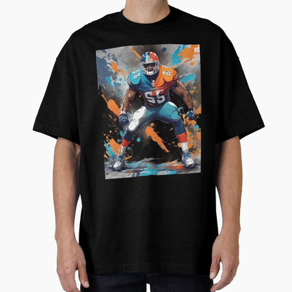 Huddle American Football T-Shirt - Custom Art Print for Adults - T-Shirt, Sweatshirt, Hoodie