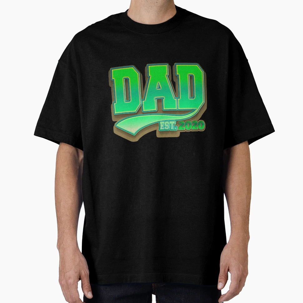 Dad Est 2020 Father To Be Gift T-Shirt - Aesthetic Graphic for Adults - T-Shirt, Sweatshirt, Hoodie