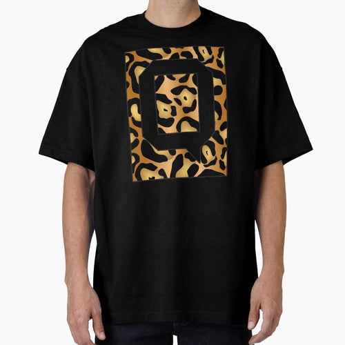 Letter Q Jaguar Stencil Font T-Shirt - Trendy Graphic Unisex - T-Shirt, Sweatshirt, Hoodie