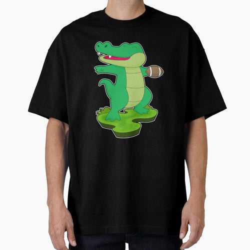 Crocodile American Football Sports T-Shirt - Custom Art Print Unisex - T-Shirt, Sweatshirt, Hoodie