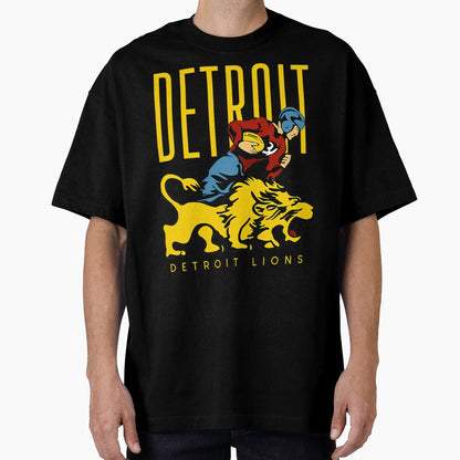Detroit Lions T-Shirt - Custom Art Print Unisex - T-Shirt, Sweatshirt, Hoodie
