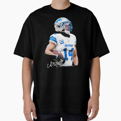 Amon Ra St Brown Football T-Shirt - Unique Graphic Men Women - T-Shirt, Sweatshirt, Hoodie