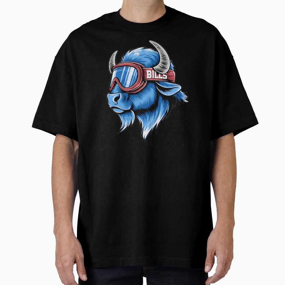 Bills Ski Buffalo T-Shirt - Minimalist Print Men Women - T-Shirt, Sweatshirt, Hoodie