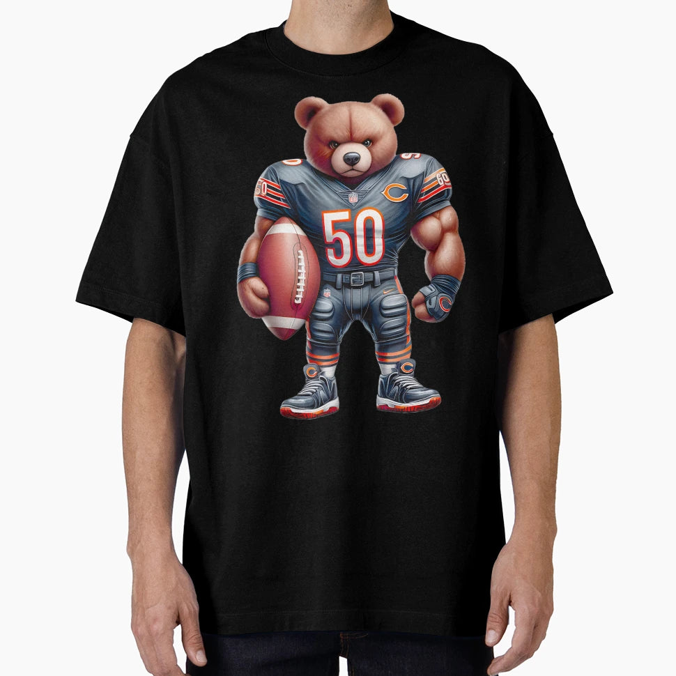 Bear Chicago Bears Ugochiumeugo T-Shirt - Casual Everyday Wear Men Women - T-Shirt, Sweatshirt, Hoodie