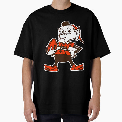 Cleveland Browns Brownie Elf Logo T-Shirt - Streetwear Style for Adults - T-Shirt, Sweatshirt, Hoodie