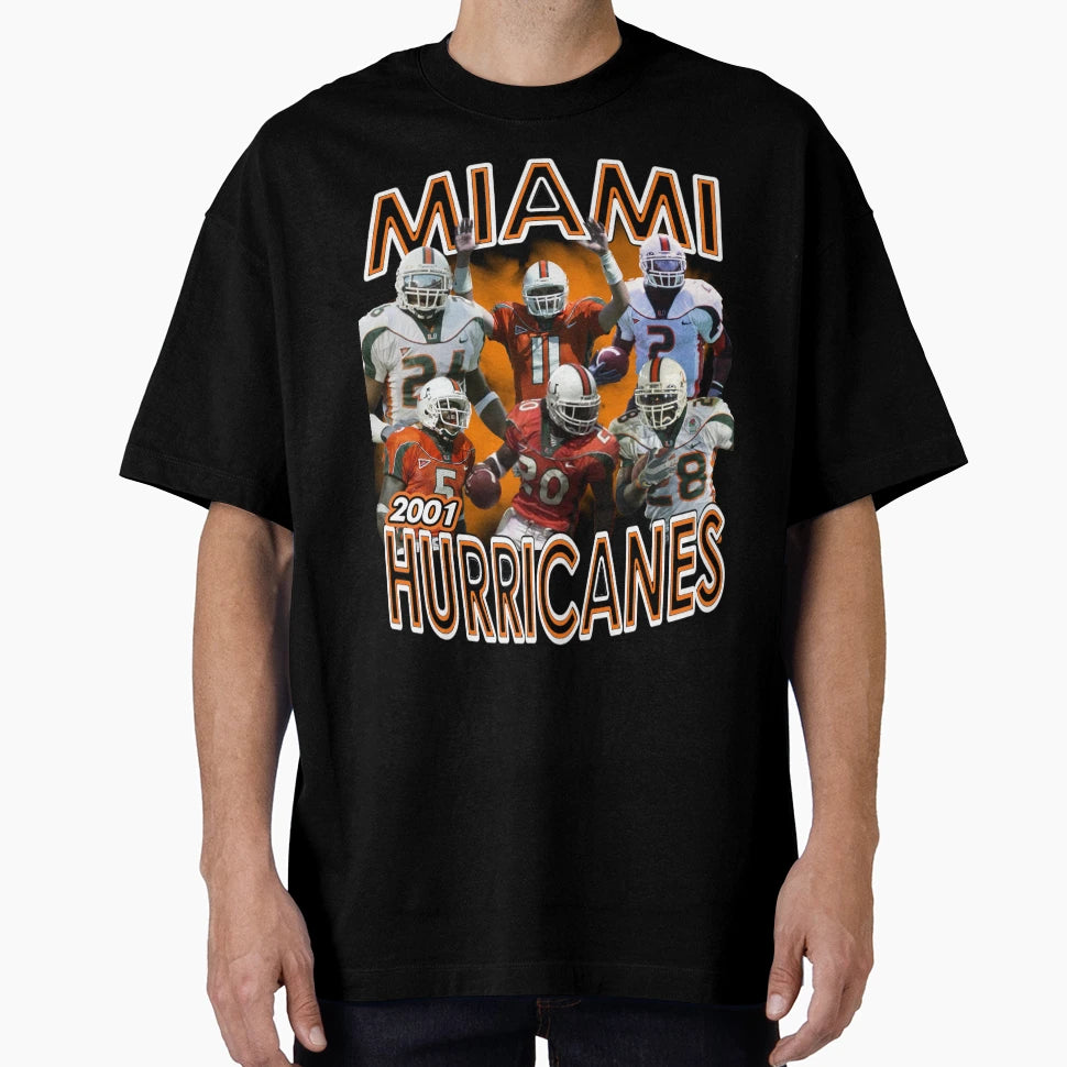 2001 Miami Championship Team T-Shirt - Casual Everyday Wear for Adults - T-Shirt, Sweatshirt, Hoodie