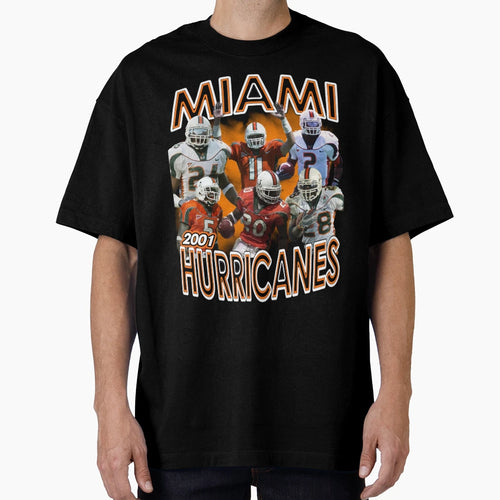 2001 Miami Championship Team T-Shirt - Casual Everyday Wear for Adults - T-Shirt, Sweatshirt, Hoodie