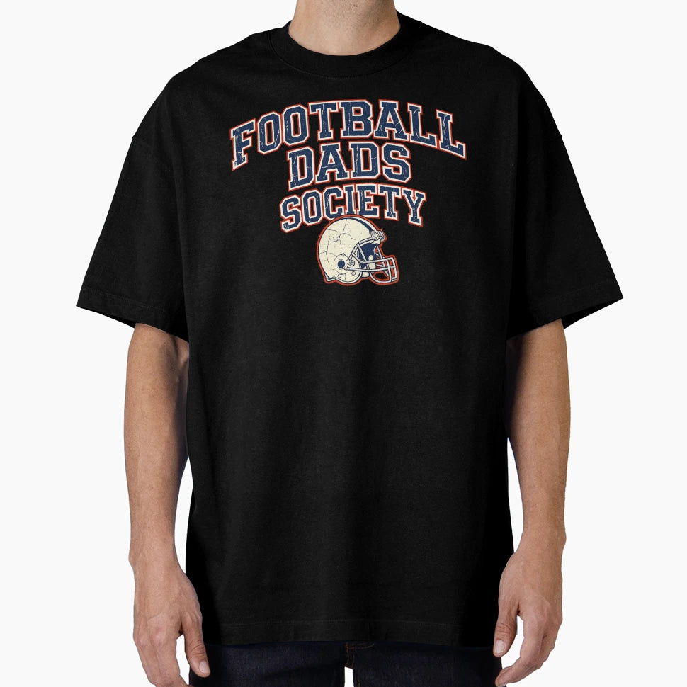 Football Dads Society T-Shirt - Minimalist Print for Adults - T-Shirt, Sweatshirt, Hoodie
