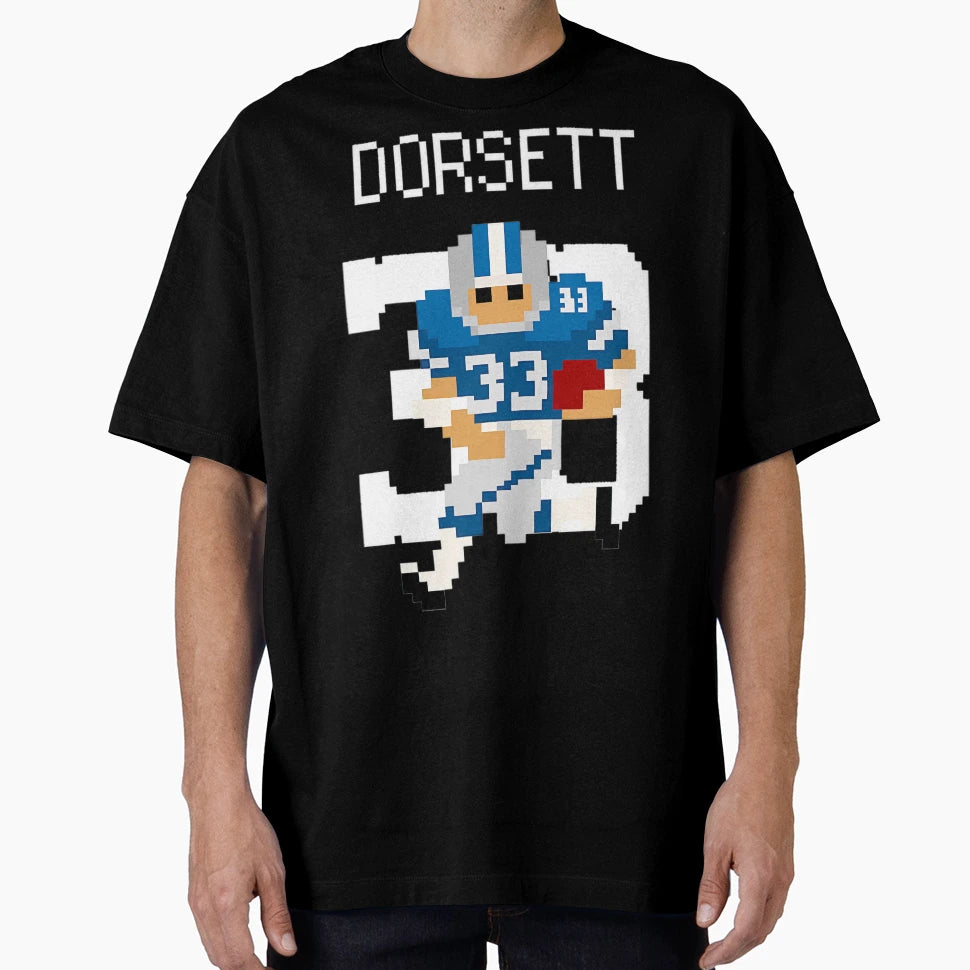 Pixel Running Back 33 T-Shirt - Novelty Apparel Unisex - T-Shirt, Sweatshirt, Hoodie