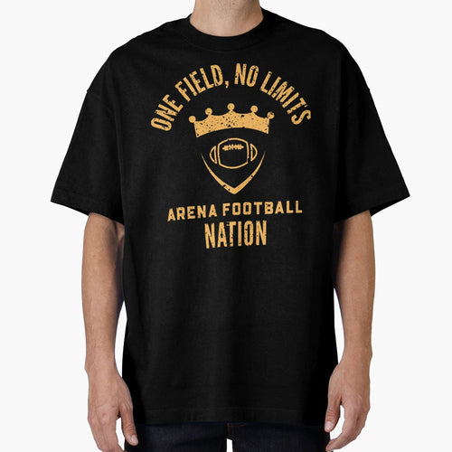 One Field No Limits Arena Football Nation T-Shirt - Graphic Print Men Women - T-Shirt, Sweatshirt, Hoodie