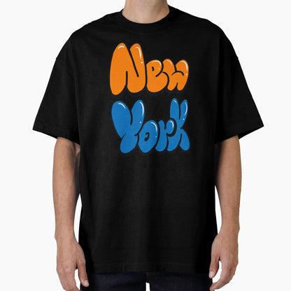 New York City Orange And Blue T-Shirt - Fun Novelty Design for Adults - T-Shirt, Sweatshirt, Hoodie