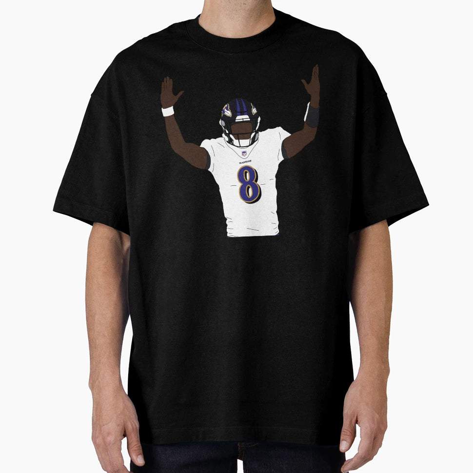 LJ Baltimore Ravens Touchdown T-Shirt - Unique Graphic Unisex - T-Shirt, Sweatshirt, Hoodie