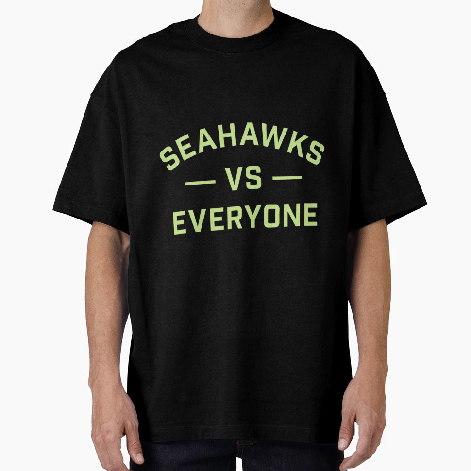 Seahawks Vs Everyone Fan Gear T-Shirt - Unique Graphic Men Women - T-Shirt, Sweatshirt, Hoodie