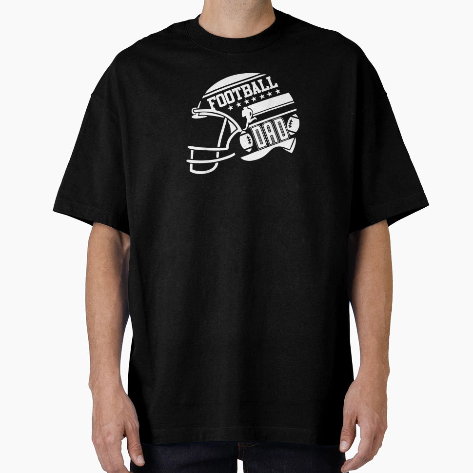 Football Dad Helme T-Shirt - Fun Novelty Design for Adults - T-Shirt, Sweatshirt, Hoodie