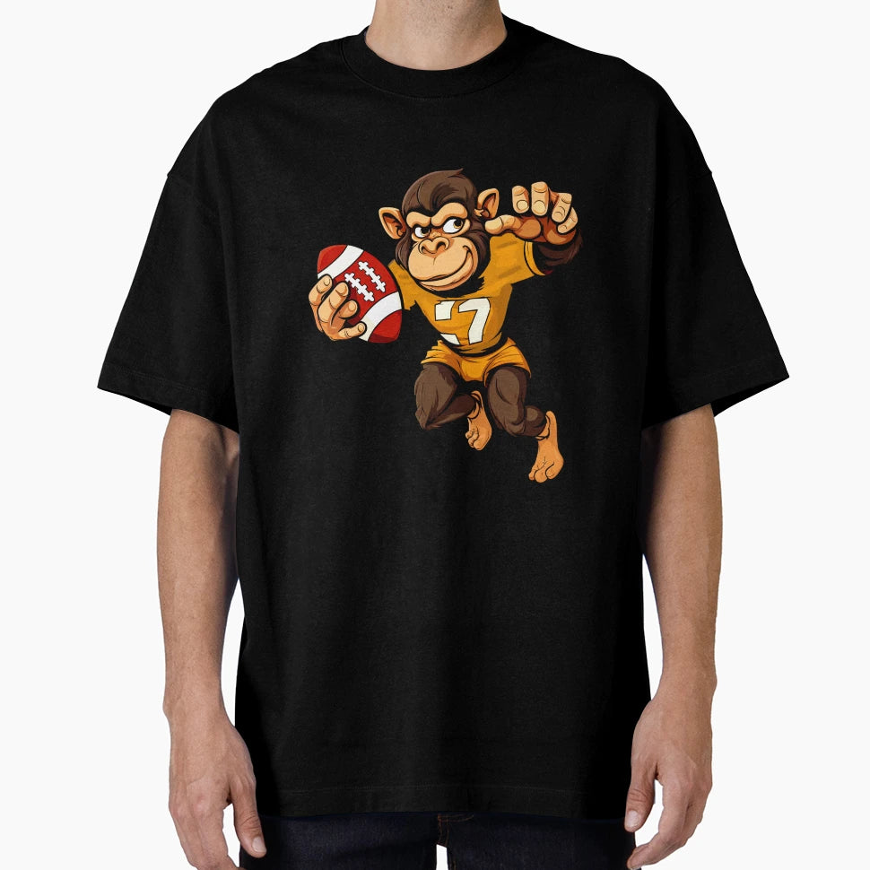 Monkey Rugby T-Shirt - Unique Graphic for Adults - T-Shirt, Sweatshirt, Hoodie