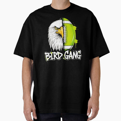 Silhouette Bird Gang Football T-Shirt - Trendy Graphic for Adults - T-Shirt, Sweatshirt, Hoodie