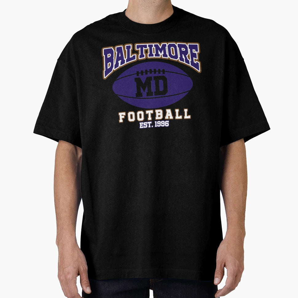 Baltimore Football Team Kickoff T-Shirt - Aesthetic Graphic Men Women - T-Shirt, Sweatshirt, Hoodie