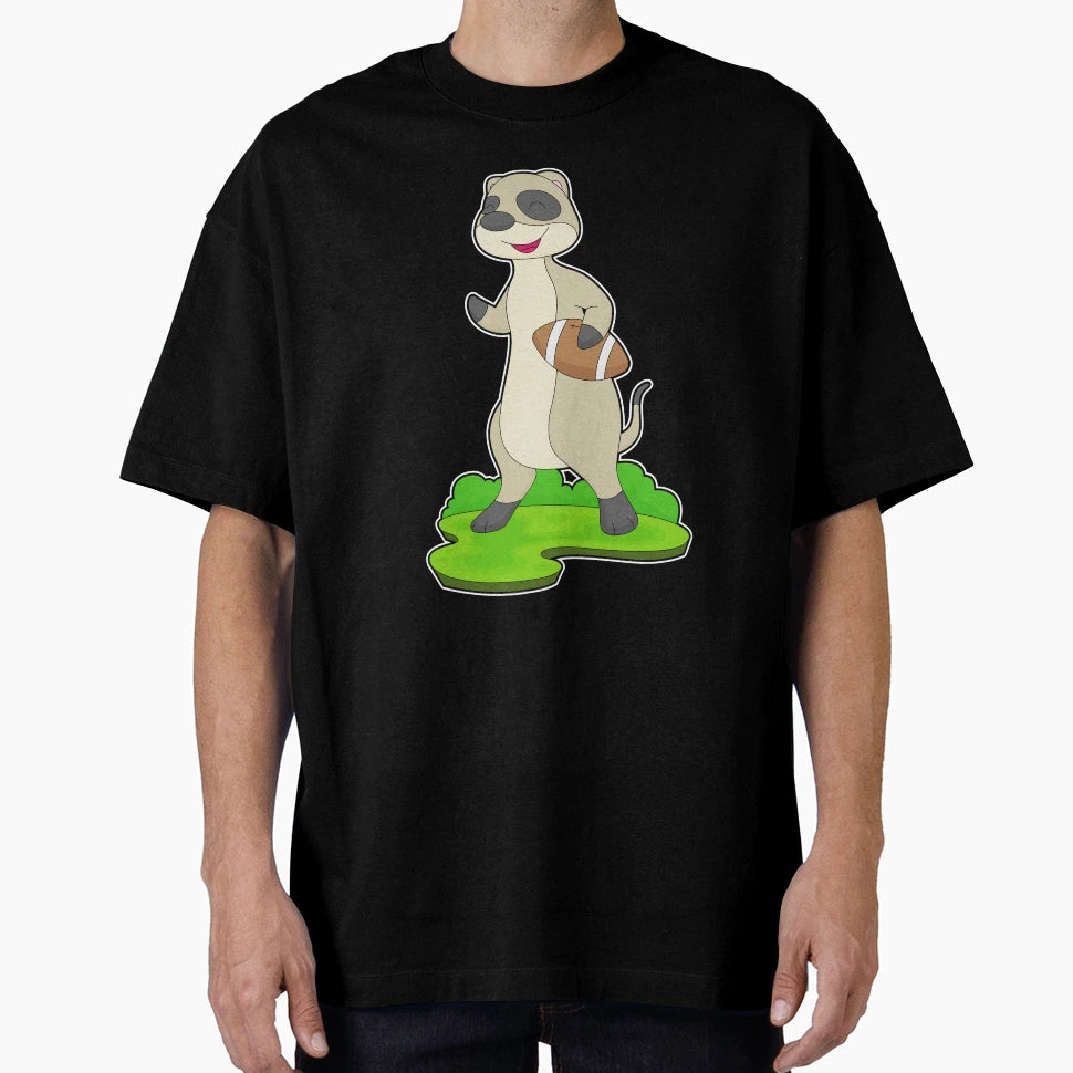 Meerkat American Football T-Shirt - Graphic Print for Adults - T-Shirt, Sweatshirt, Hoodie