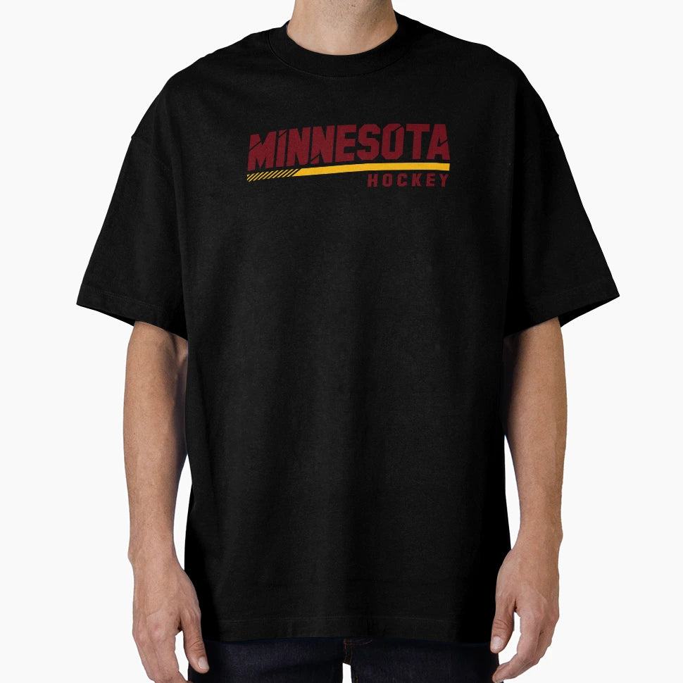 Minnesota Hockey T-Shirt - Custom Art Print Men Women - T-Shirt, Sweatshirt, Hoodie