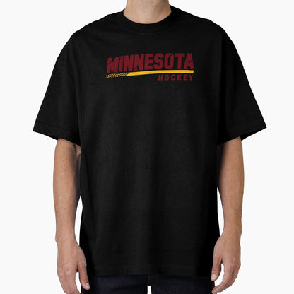 Minnesota Hockey T-Shirt - Custom Art Print Men Women - T-Shirt, Sweatshirt, Hoodie