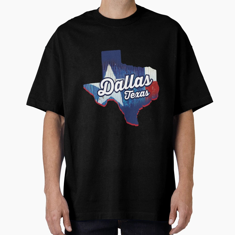 Dallas Texas City T-Shirt - Custom Art Print Men Women - T-Shirt, Sweatshirt, Hoodie