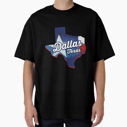 Dallas Texas City T-Shirt - Custom Art Print Men Women - T-Shirt, Sweatshirt, Hoodie