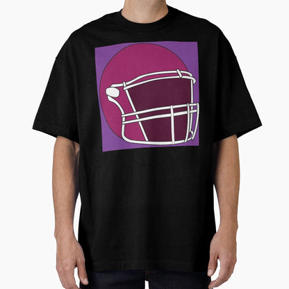 Football Helmet T-Shirt - Graphic Print Unisex - T-Shirt, Sweatshirt, Hoodie