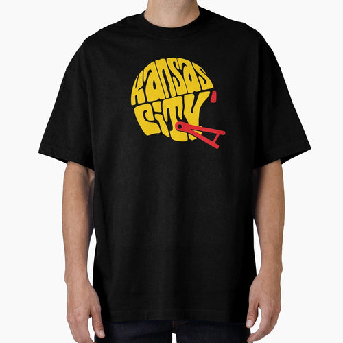 Kansas City Helmet T-Shirt - Novelty Apparel for Adults - T-Shirt, Sweatshirt, Hoodie