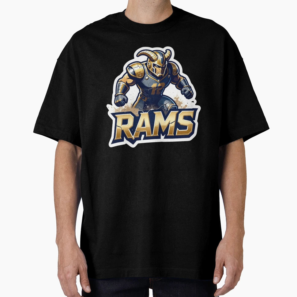 Los Angeles Rams Football Decal T-Shirt - Trendy Graphic Men Women - T-Shirt, Sweatshirt, Hoodie