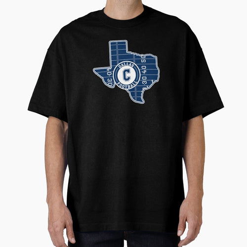 Map Texas State Football T-Shirt - Fun Novelty Design for Adults - T-Shirt, Sweatshirt, Hoodie