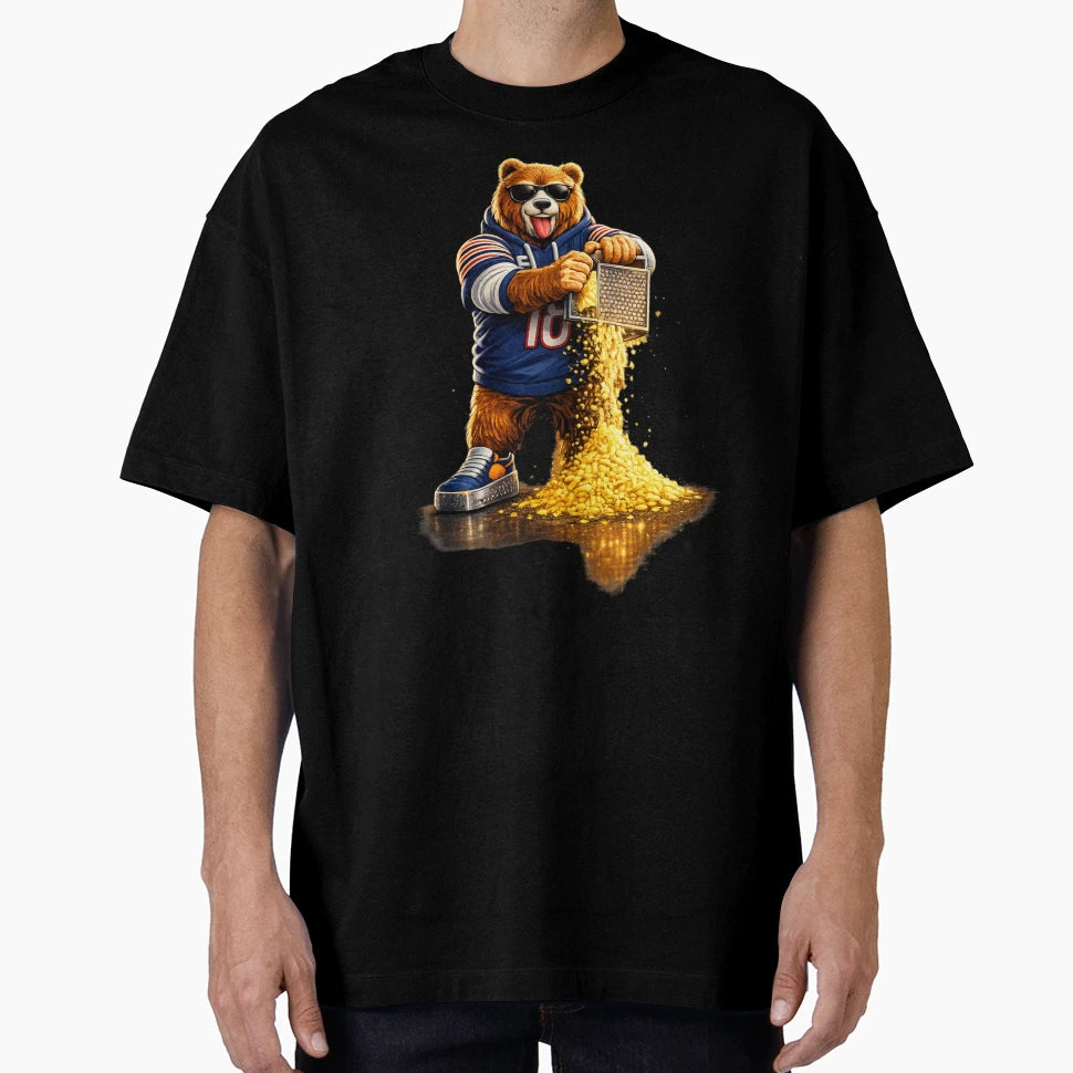 Bear Cheese Grater Foot And T-Shirt - Aesthetic Graphic Men Women - T-Shirt, Sweatshirt, Hoodie