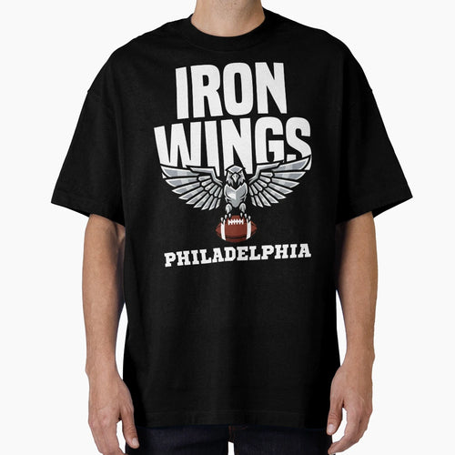 Philadelphia Iron Wings Philadelphia T-Shirt - Fun Novelty Design Unisex - T-Shirt, Sweatshirt, Hoodie