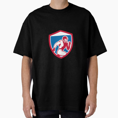 American Football Player Running T-Shirt - Streetwear Style for Adults - T-Shirt, Sweatshirt, Hoodie
