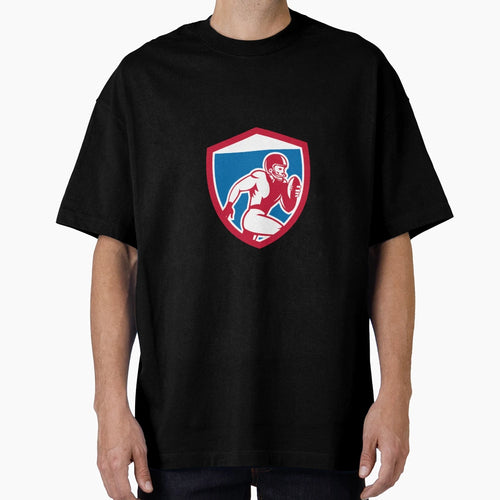 American Football Player Running T-Shirt - Streetwear Style for Adults - T-Shirt, Sweatshirt, Hoodie