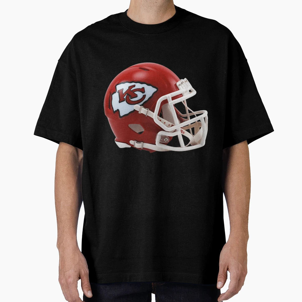 Helmet Chiefs Icon T-Shirt - Aesthetic Graphic for Adults - T-Shirt, Sweatshirt, Hoodie