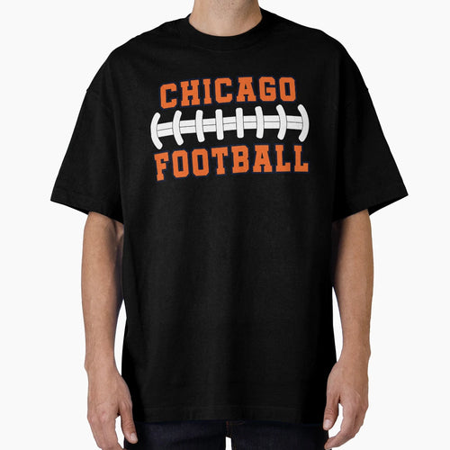 Chicago Football T-Shirt - Minimalist Print for Adults - T-Shirt, Sweatshirt, Hoodie