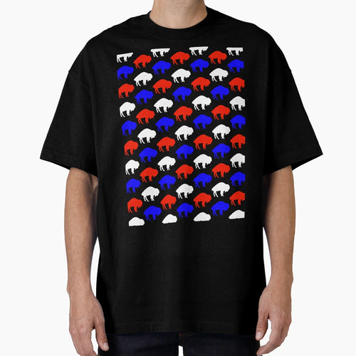 Standing Buffalo Pattern T-Shirt - Casual Everyday Wear Men Women - T-Shirt, Sweatshirt, Hoodie