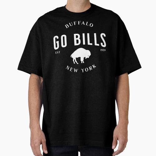 Go Bills Standing Buffalo Blue T-Shirt - Streetwear Style Unisex - T-Shirt, Sweatshirt, Hoodie