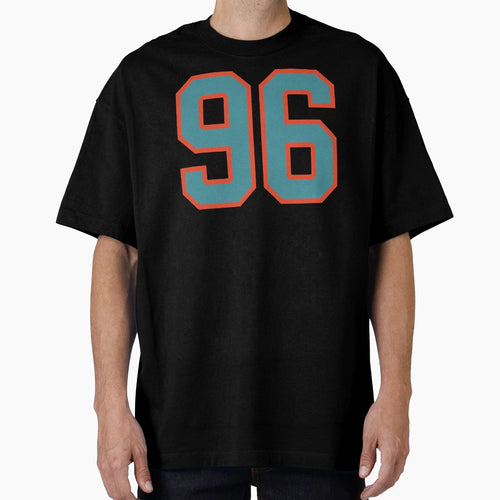 96 Number Aqua Orange Lucky Sports T-Shirt - Aesthetic Graphic Unisex - T-Shirt, Sweatshirt, Hoodie