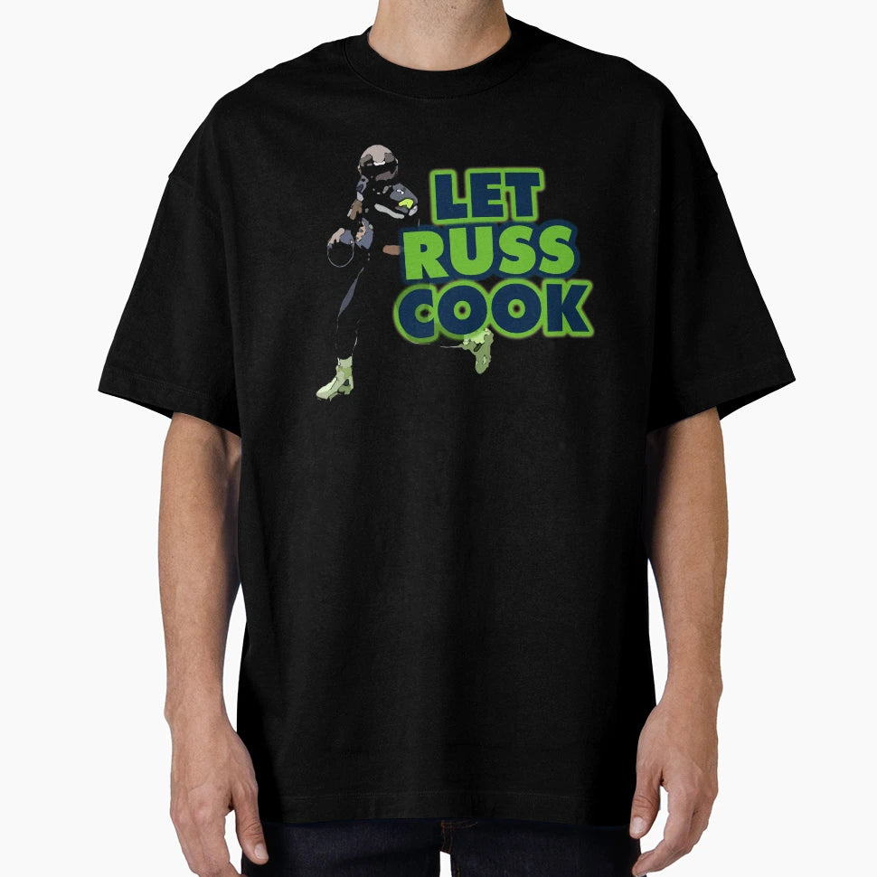 Let Russ Cook T-Shirt - Trendy Graphic Men Women - T-Shirt, Sweatshirt, Hoodie