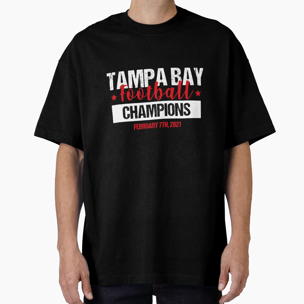 Tampa Bay Football Champions T-Shirt - Graphic Print Men Women - T-Shirt, Sweatshirt, Hoodie