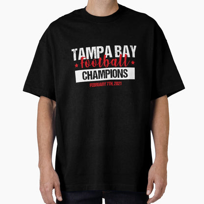 Tampa Bay Football Champions T-Shirt - Graphic Print Men Women - T-Shirt, Sweatshirt, Hoodie