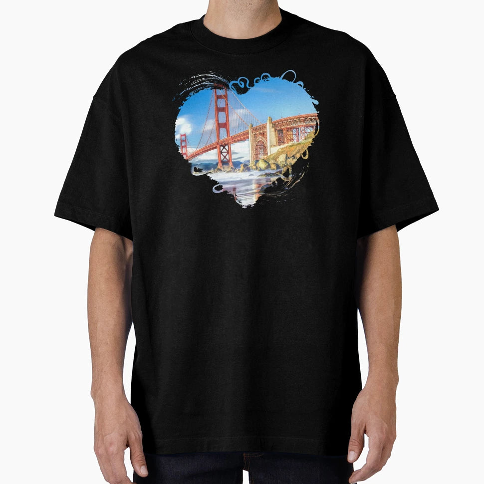 Golden Gate Bridge San Francisco T-Shirt - Trendy Graphic Men Women - T-Shirt, Sweatshirt, Hoodie