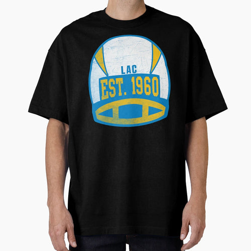 Los Angeles Throwback Football Helmet T-Shirt - Trendy Graphic for Adults - T-Shirt, Sweatshirt, Hoodie