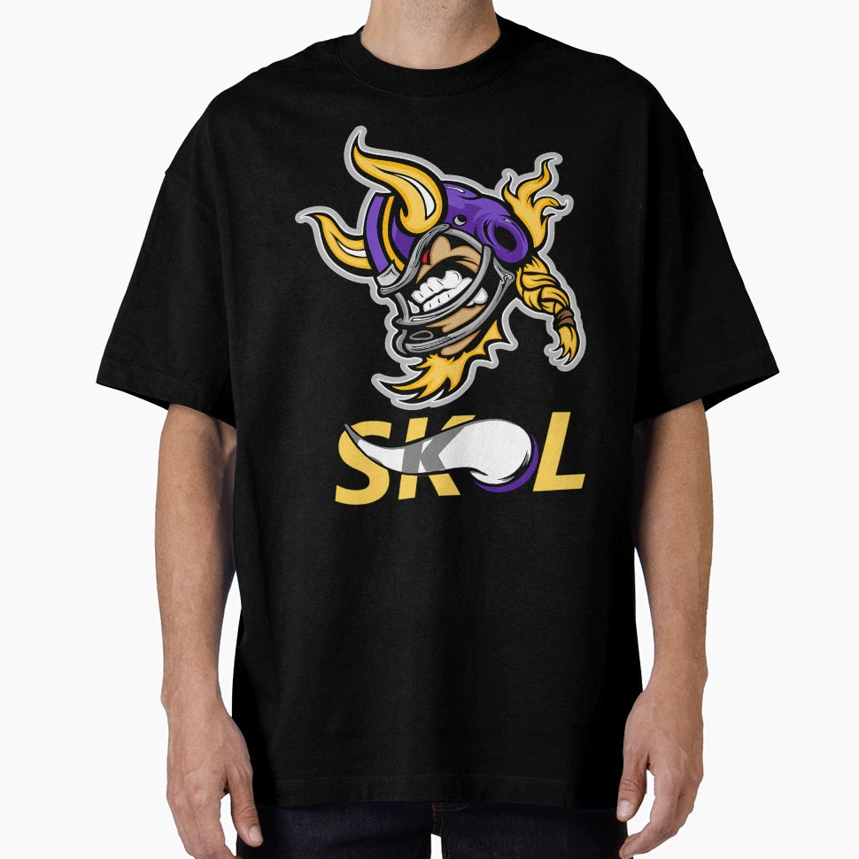 Minnesota Vikings Skol New T-Shirt - Fun Novelty Design Men Women - T-Shirt, Sweatshirt, Hoodie